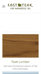 Mobile Screenshot of eastteak.com